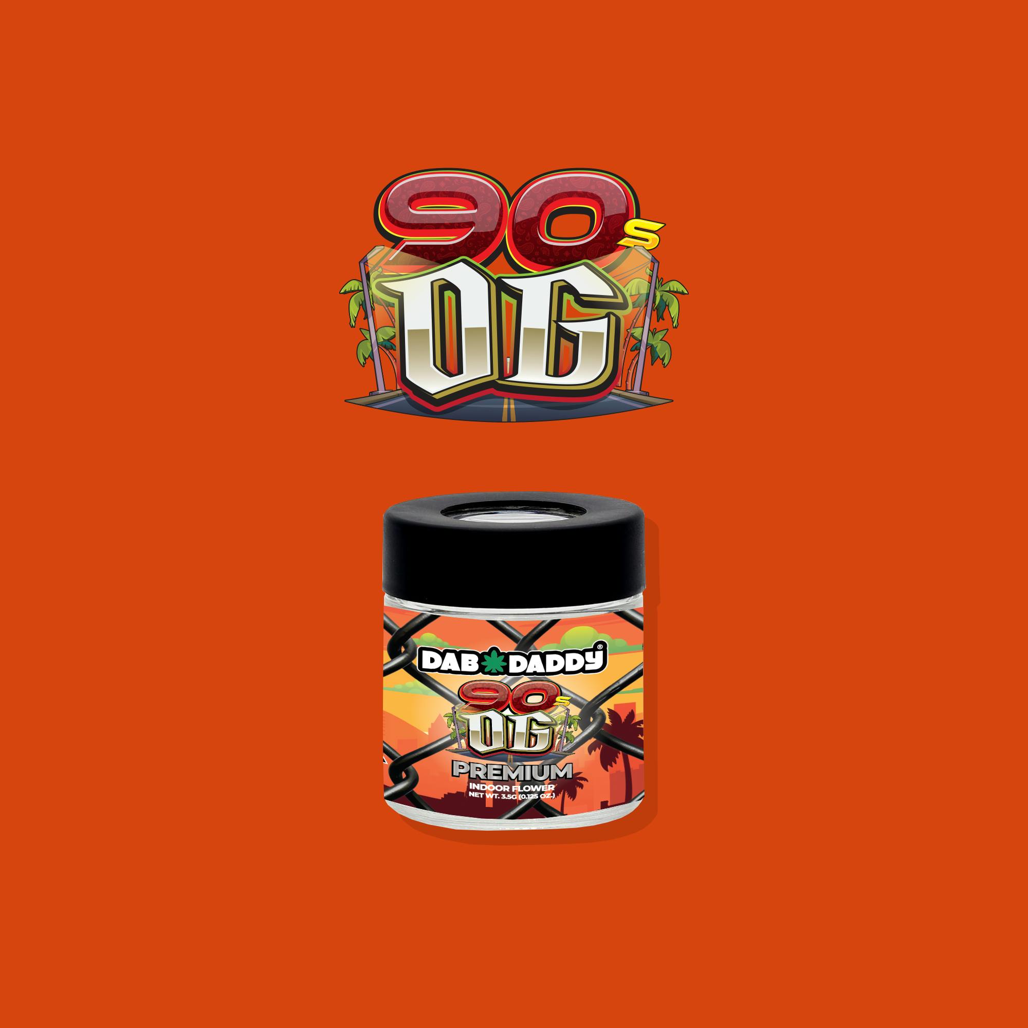 90's OG Flower Dab Daddy® 3.5g Premium Indoor Flower - Dab Daddy Ⓡ
