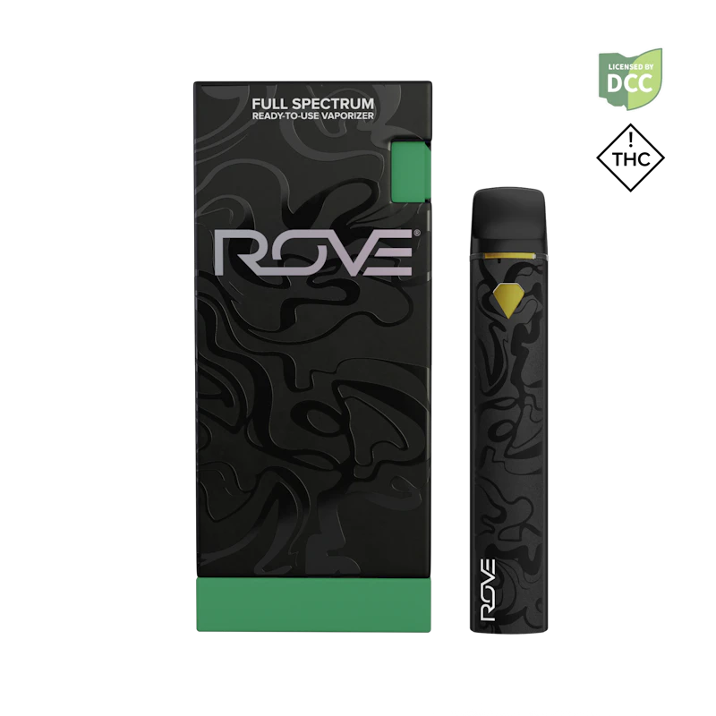 Rove Northern Lights · Melted Diamond Live Resin Vaporizer · 1.0g (Ready-To-Use), Disposables