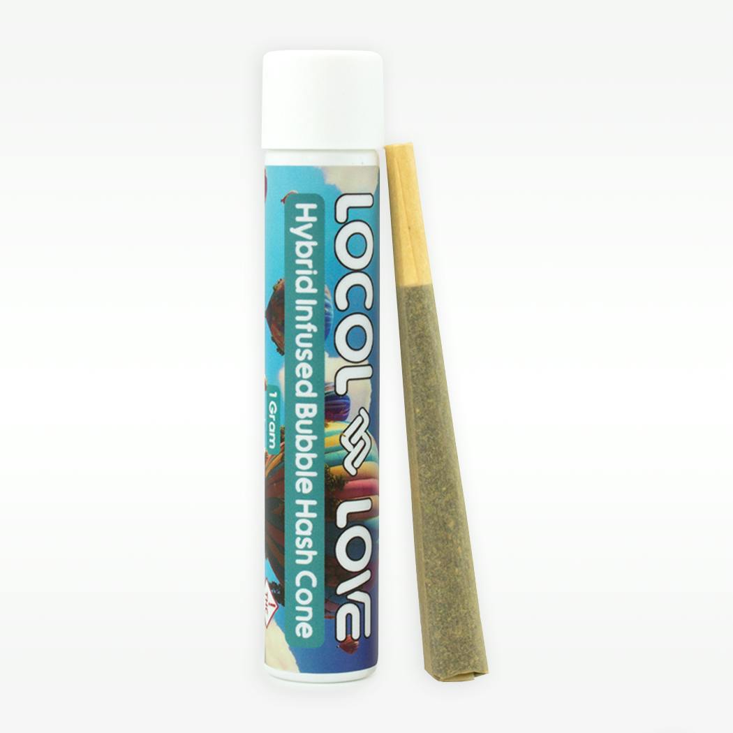 Hybrid Infused Bubble Hash Cone 1g - Locol Love