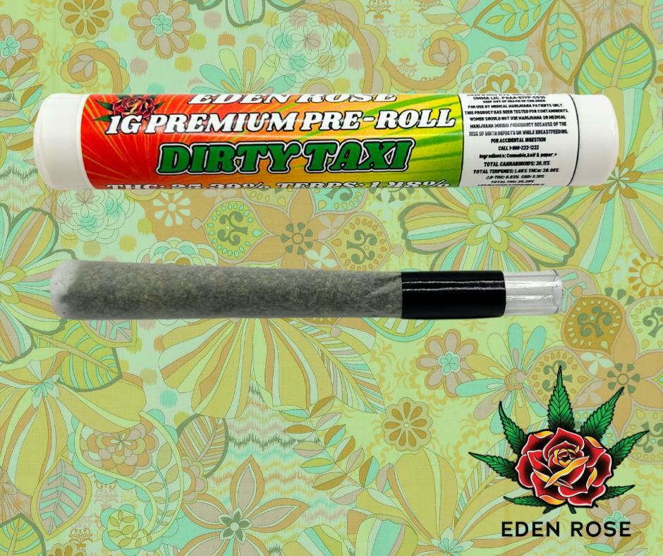 1G Premium Preroll - Dirty Taxi (Sativa)