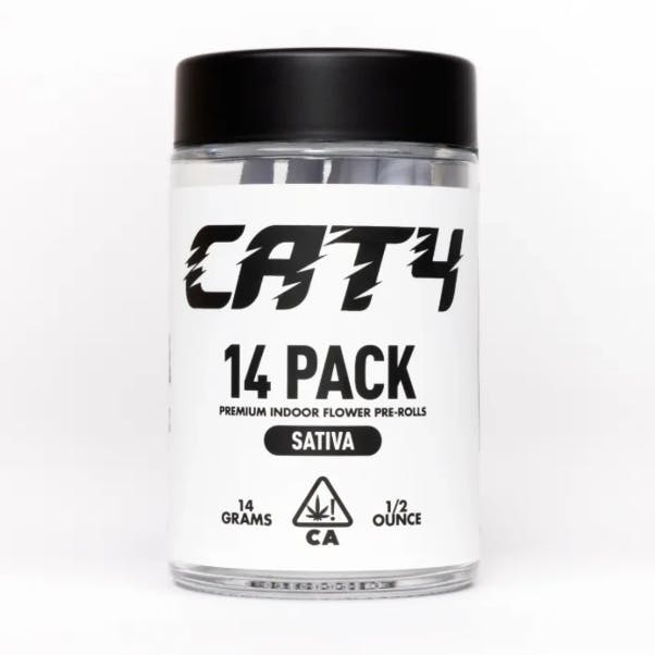 Cat4 - Sativa Prerolls 14pk 14g