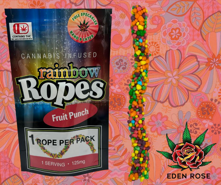 125MG Rainbow Rope: Nano & Later - Fruit Punch by Eden Rose Processing