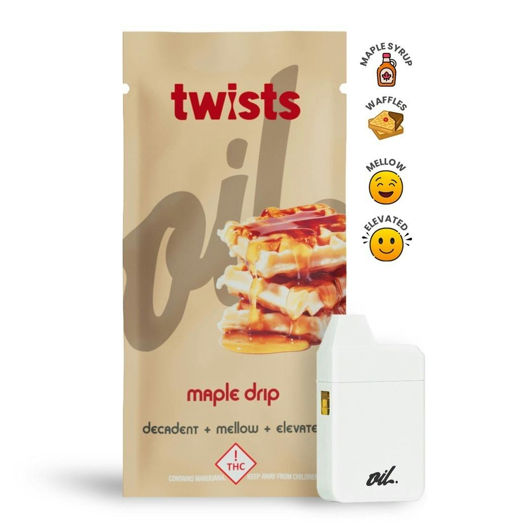 Maple Drip Flavor - "Twists" AIO 'Tugboat' (1g) - by Oil®