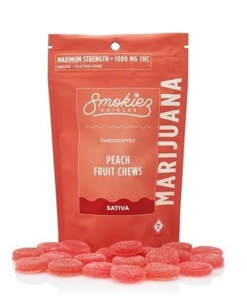 Peach Gummies | 1000mg | 20ct | 50mg/ea
