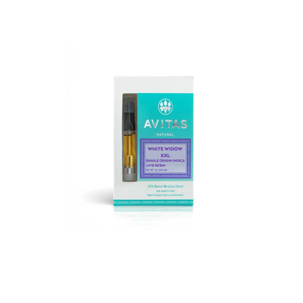 White Widow XXL Live Resin Cartridge 1g by Avitas