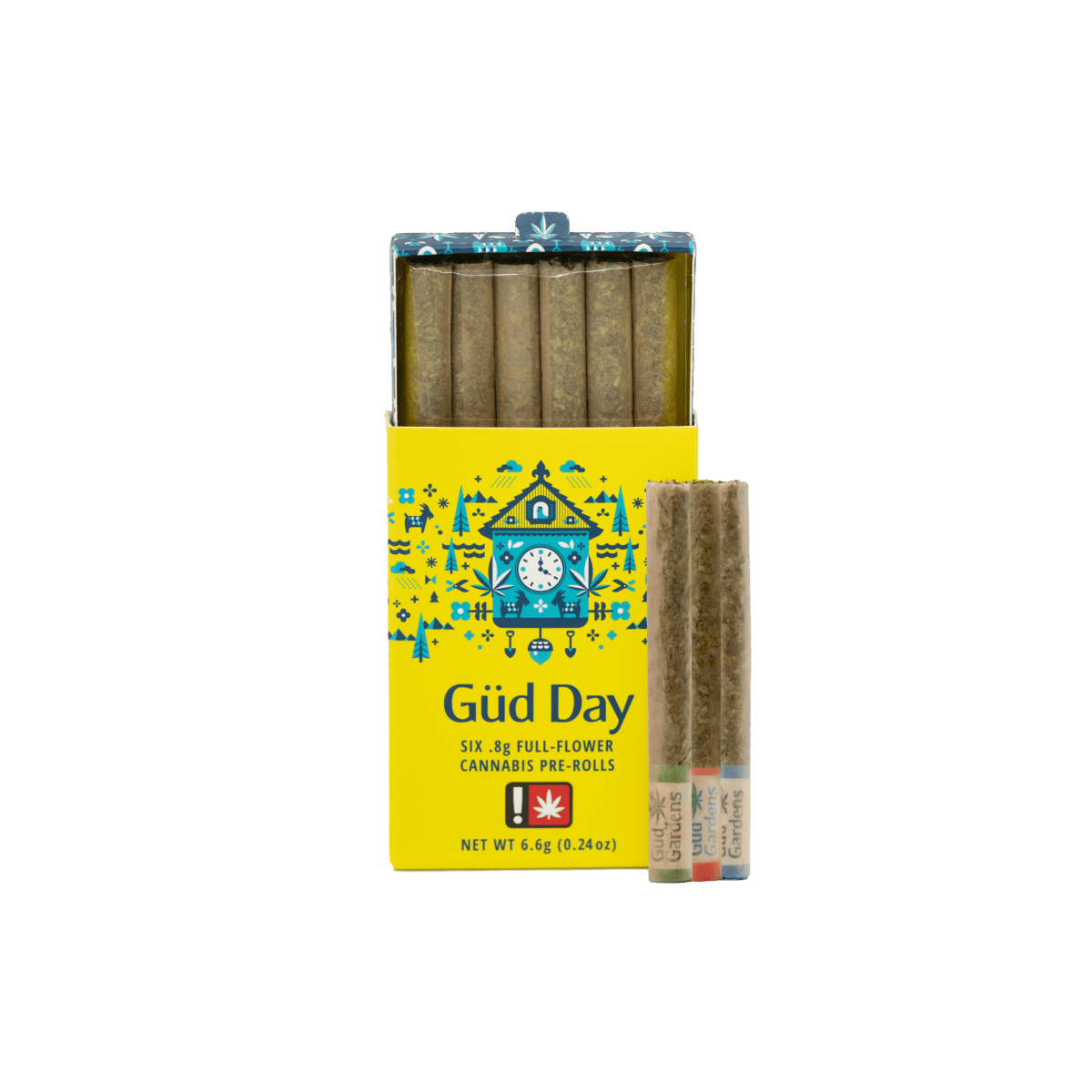 Gud Day Straight Roll Pack - Z-Mintz, Durban Pineapple, Miami Dade by Higher Cultures