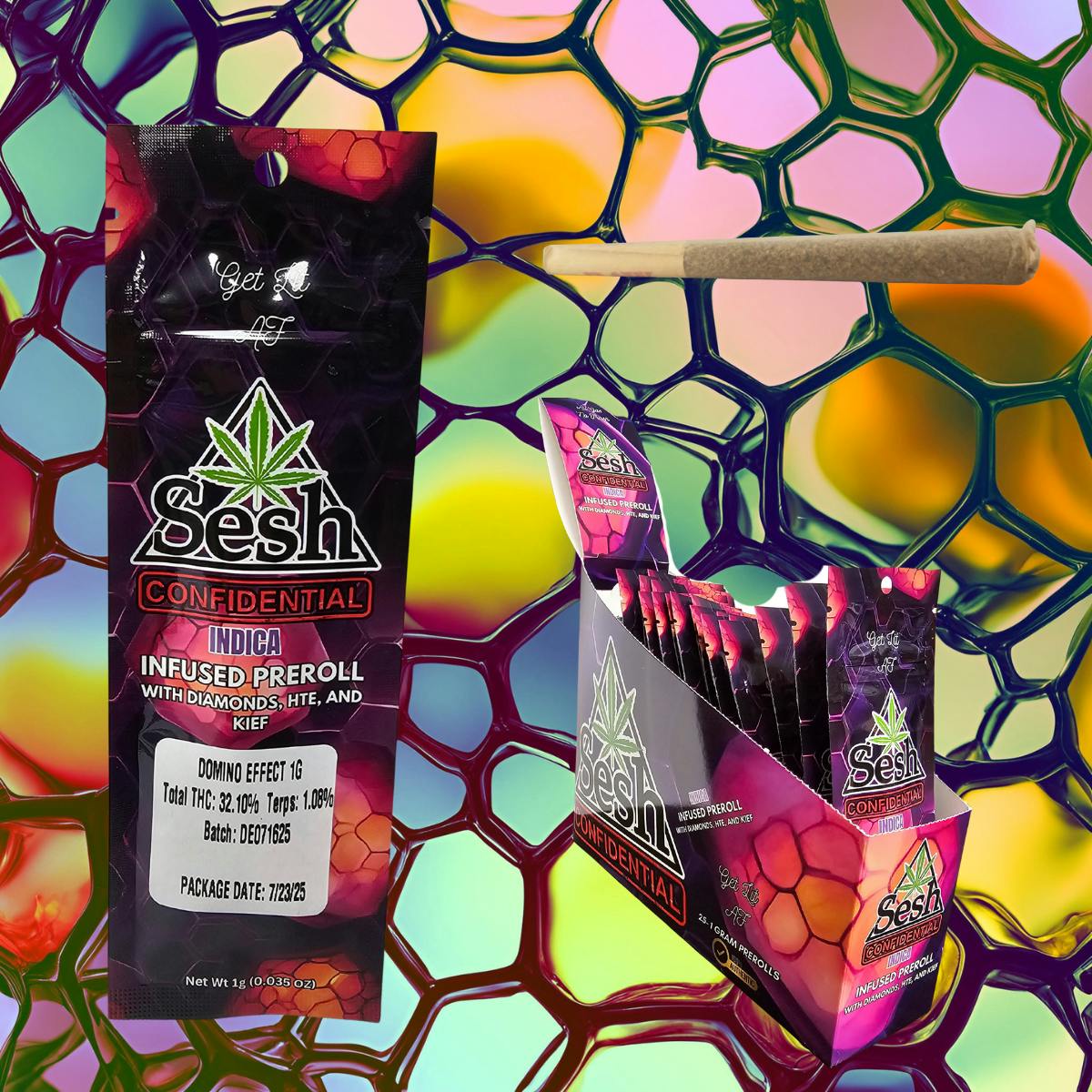 Sesh Domino Effect Infused Preroll