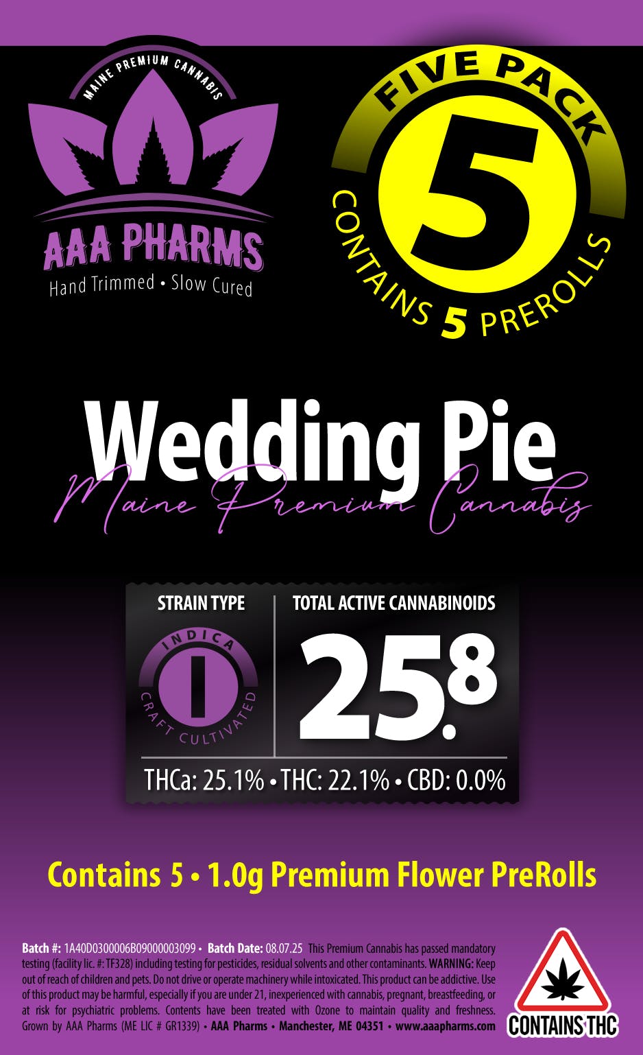 Wedding Pie Pre Rolls