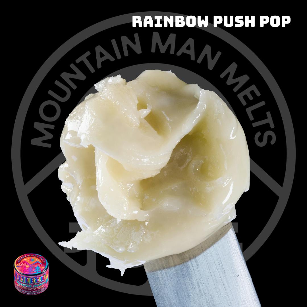 Mountain Man Melts — Rainbow Push Pop