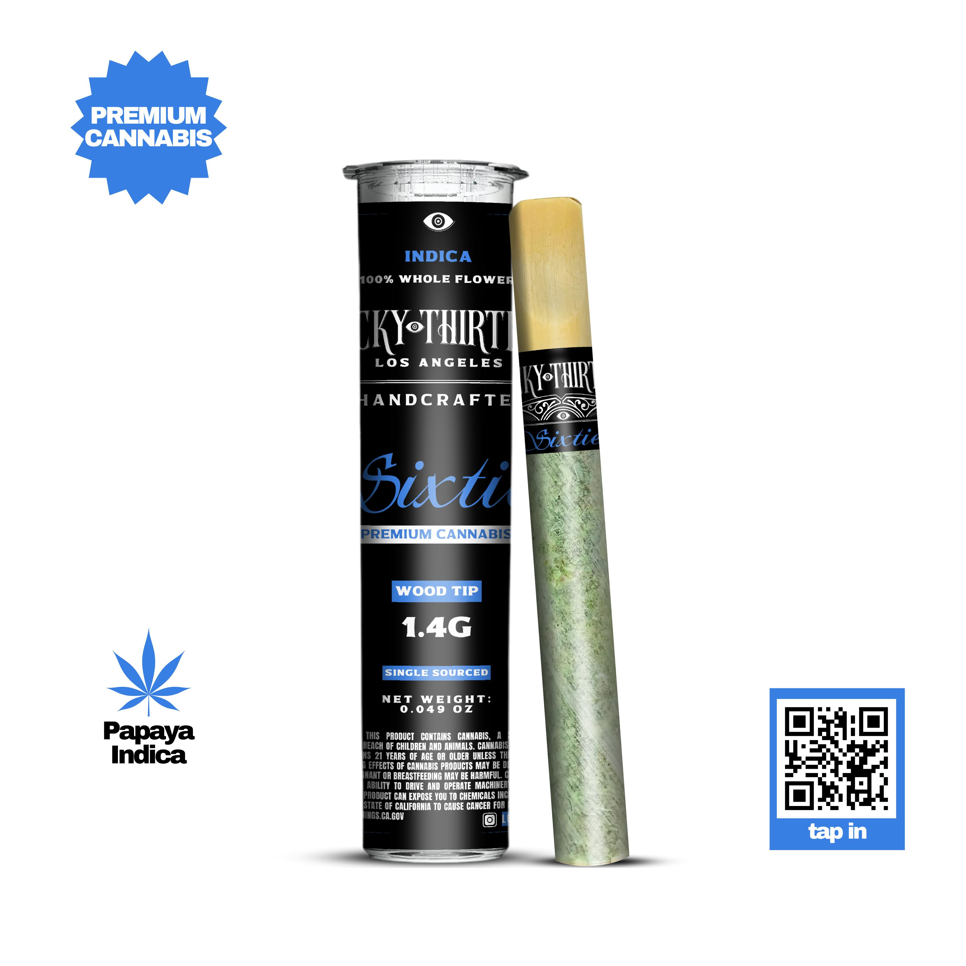 Lucky Thirteen Blue Sixties: Papaya - Indica