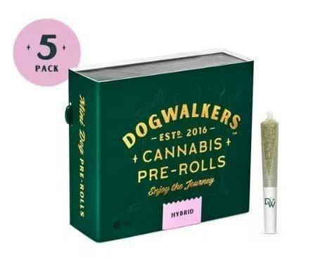 Dogwalkers 1.75g Mini Dog Pre-rolls | Jet Fuel OG by Dogwalkers