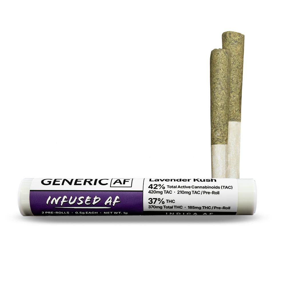 Generic Pre-Rolls | Indica AF | Infused AF: Lavender Kush