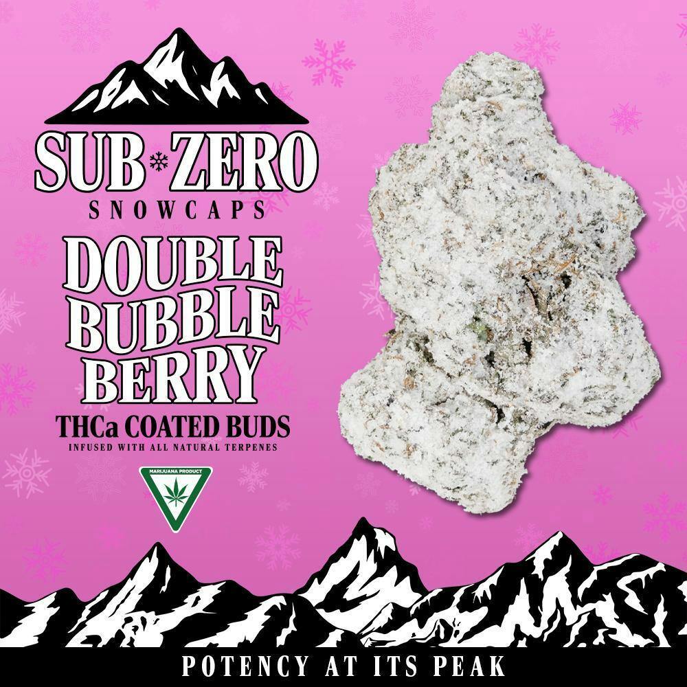 SZ SNOWCAPS | Double Bubbleberry | 1g THCA Flower