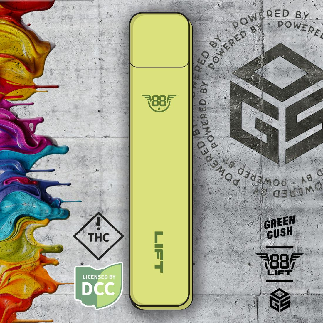 cush disposable vape Monster Cookies | Juicy Kush 