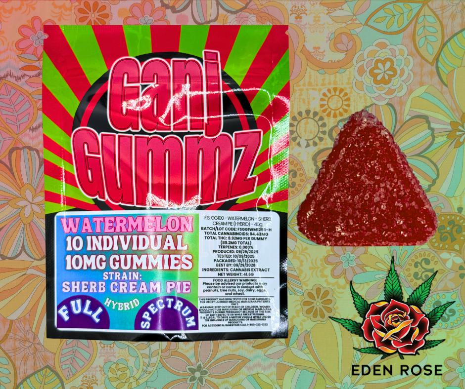 Ganj Gummz Full Spectrum Watermelon