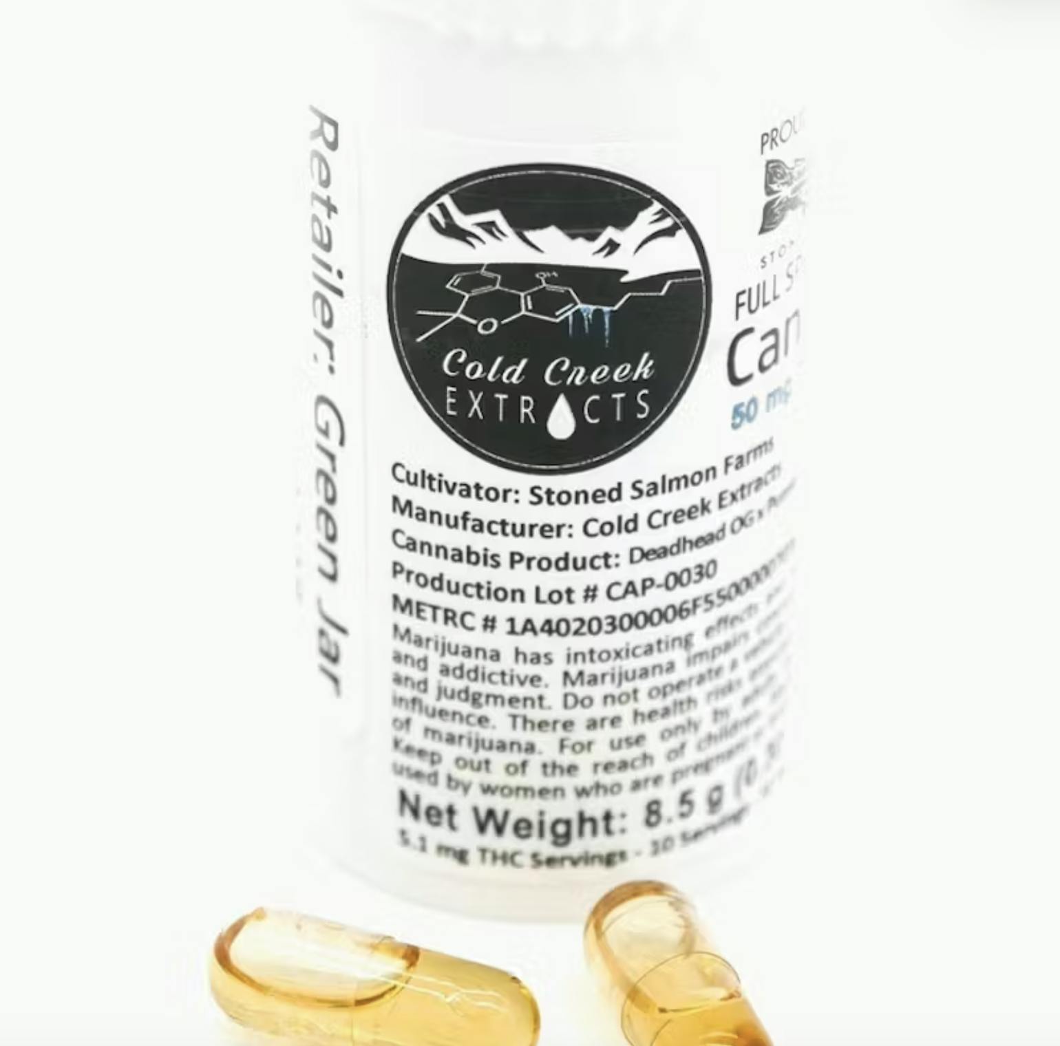 Lemon Gum Drop | Cold Creek Extracts | Gummies | 100mg