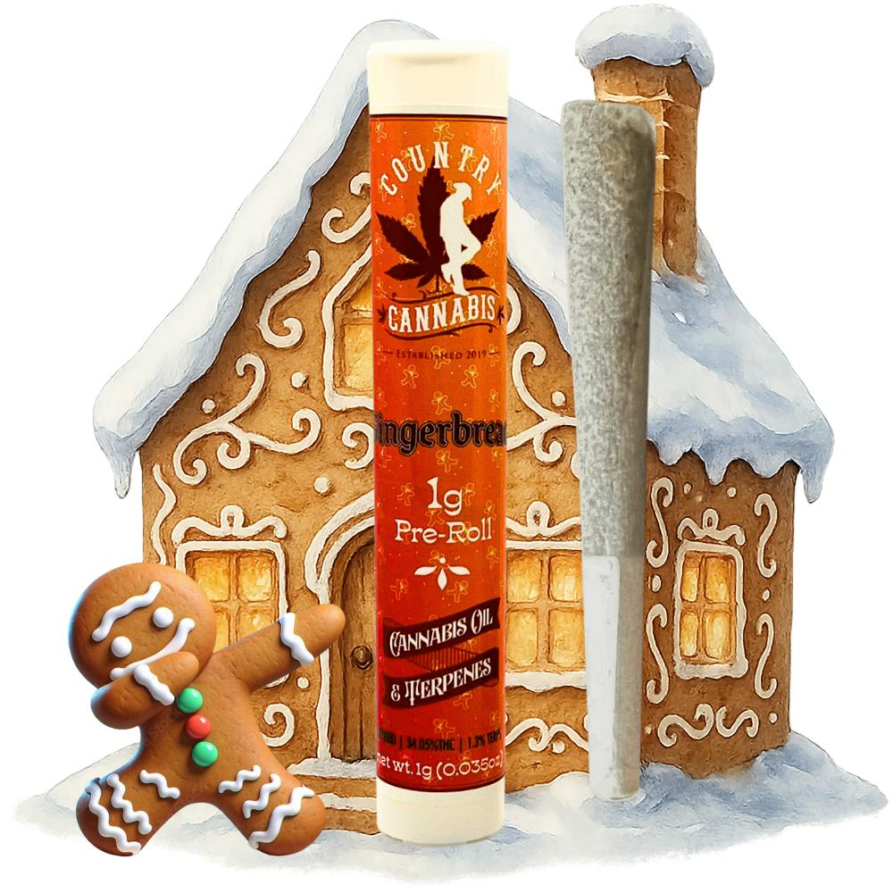 Gingerbread | Infused Preroll | 1G by Country Cannabis