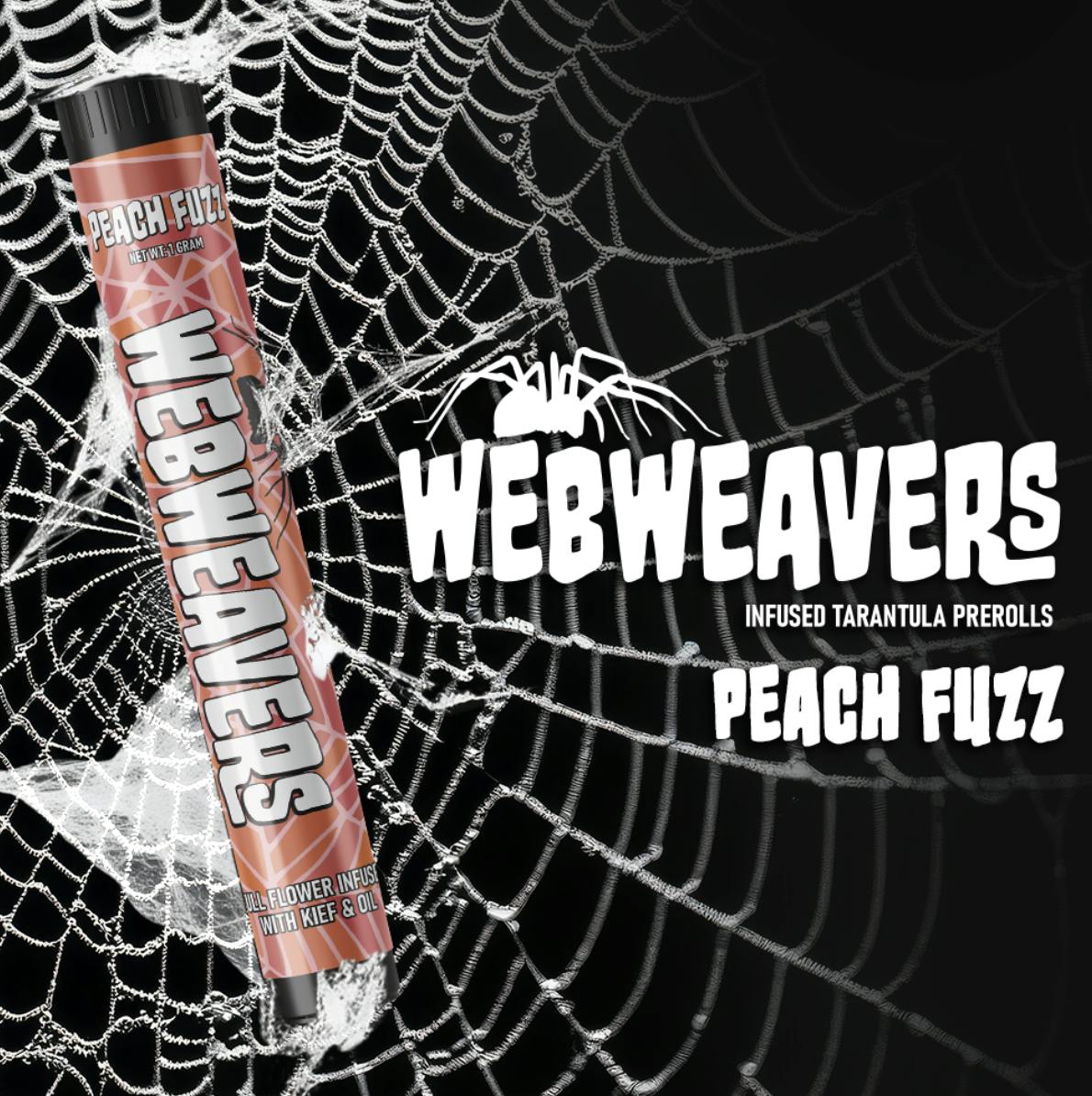 Webweavers | Peach Fuzz | Infused Pre Roll | 1G - PUFF Madison