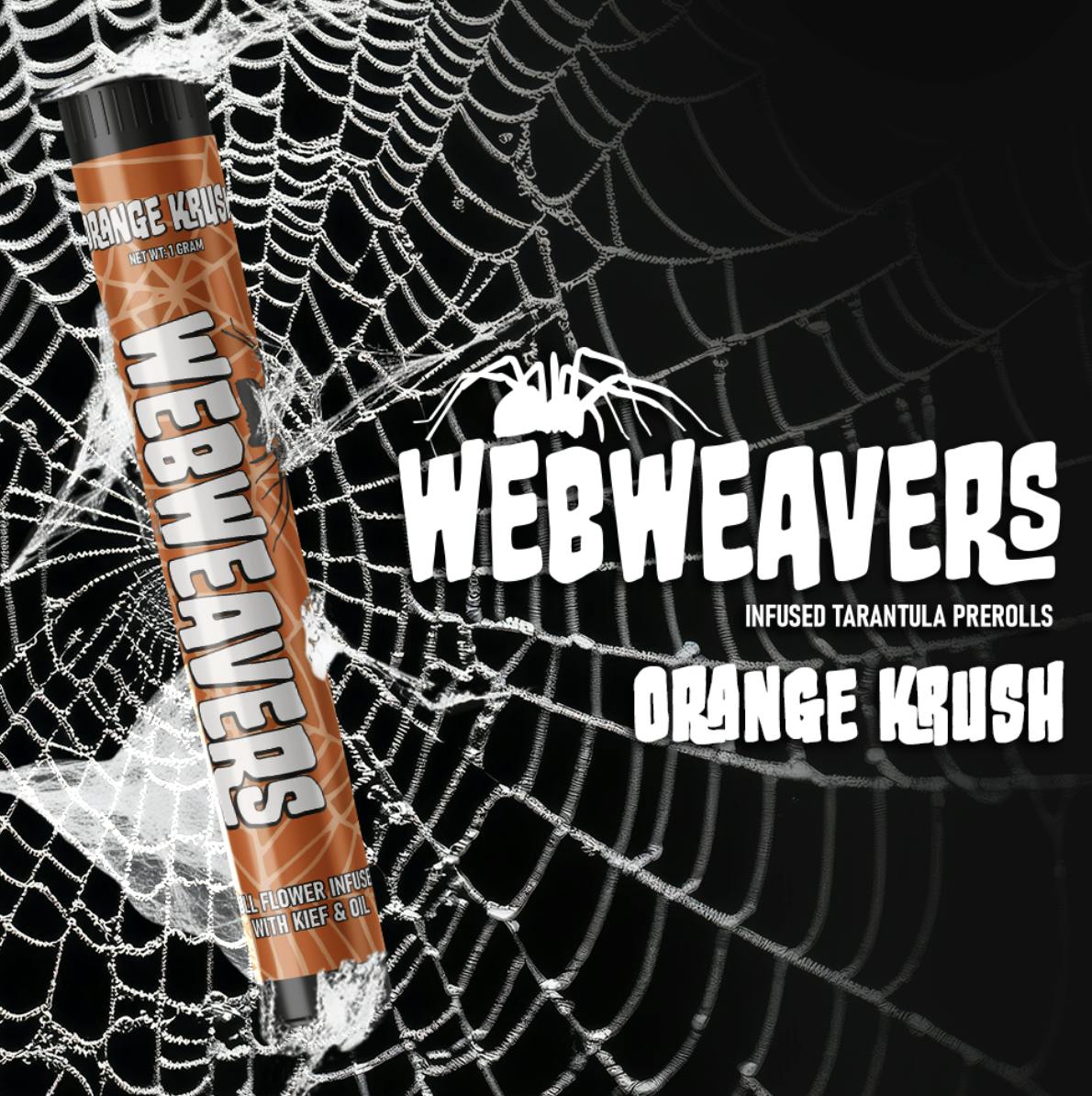 Webweavers | Orange Krush | Infused Pre Roll | 1G