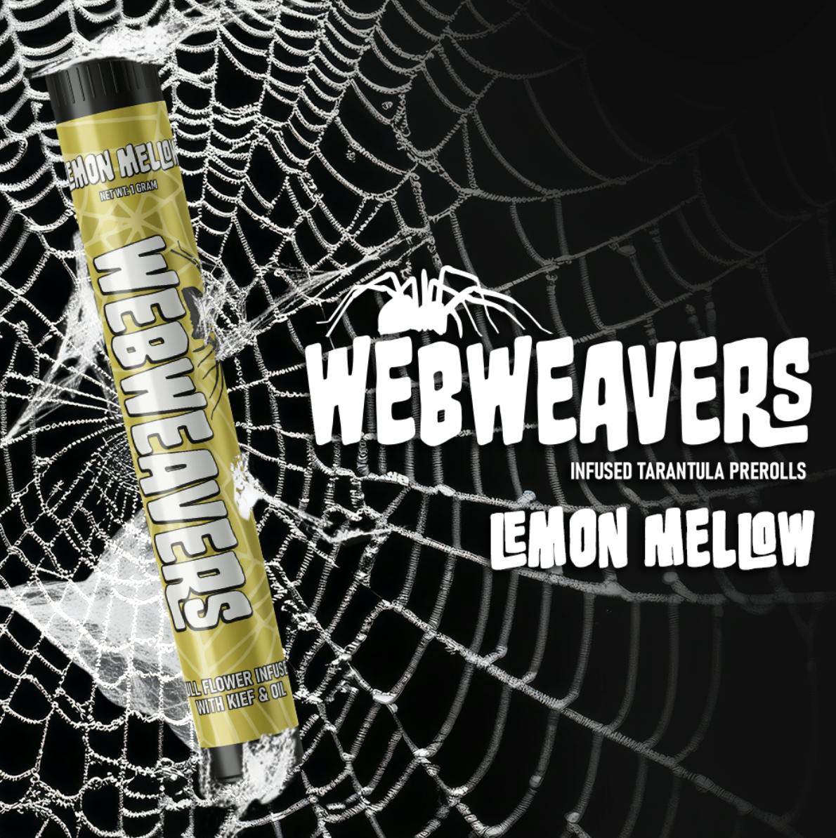 Webweavers | Lemon Mellow | Infused Pre Roll | 1G
