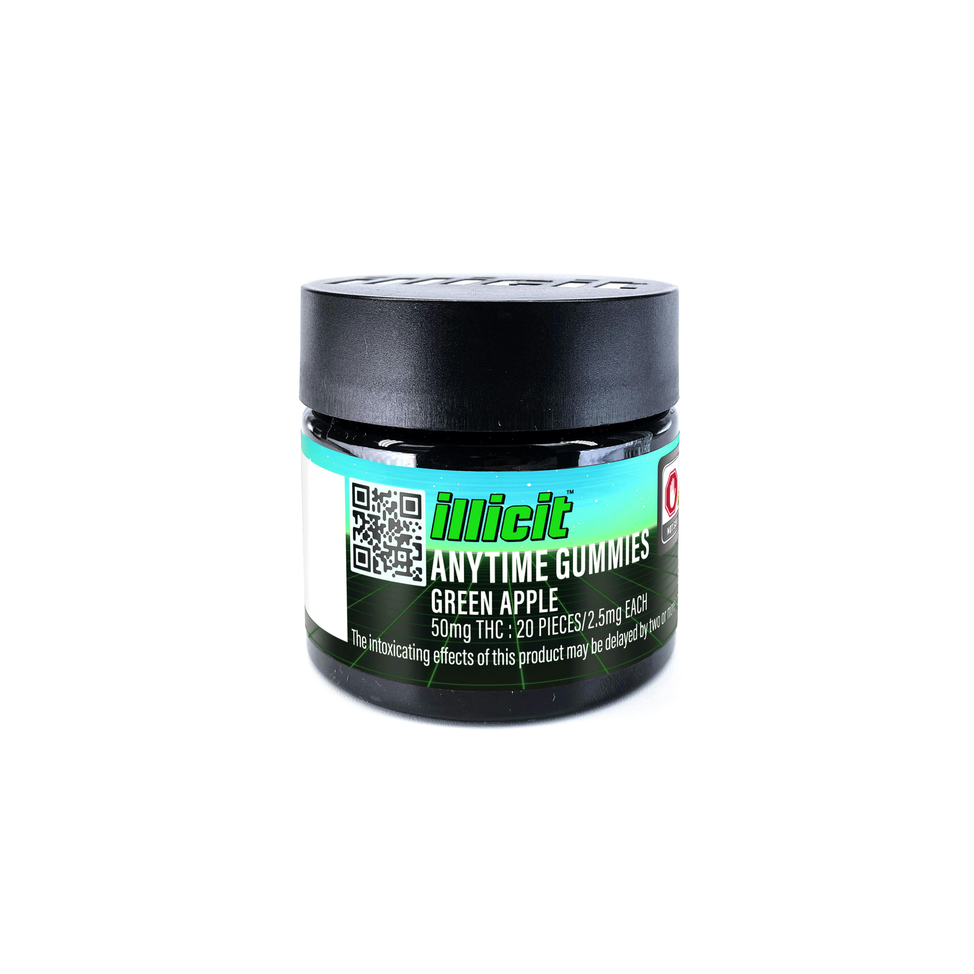 Green Apple 50mg Anytime Gummies