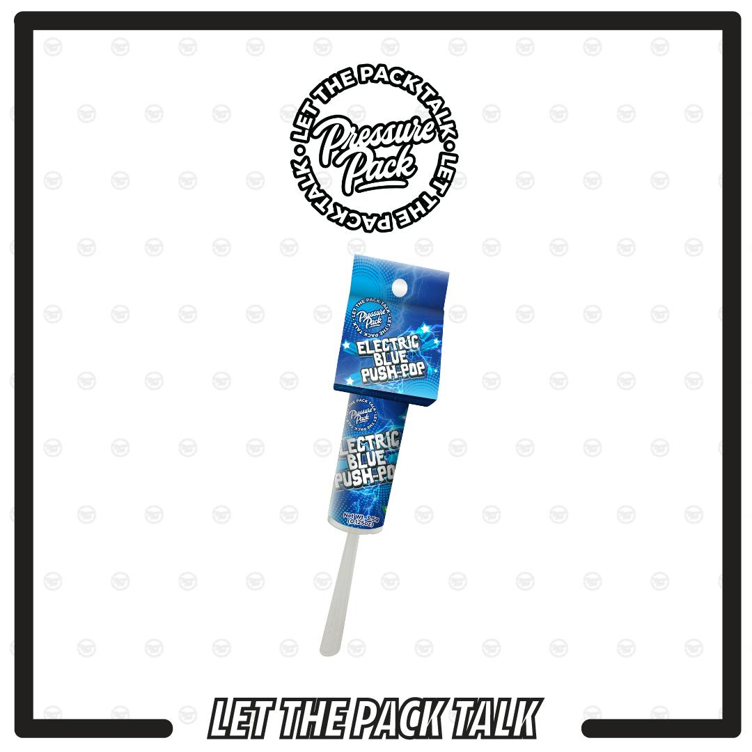 Pressure Pack Electric Blue Push Pop Flower 3.5G