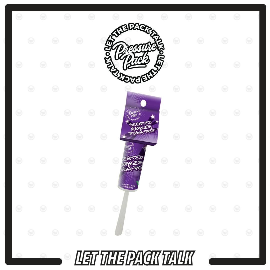Pressure Pack Scented Marker Push Pop Flower 3.5G