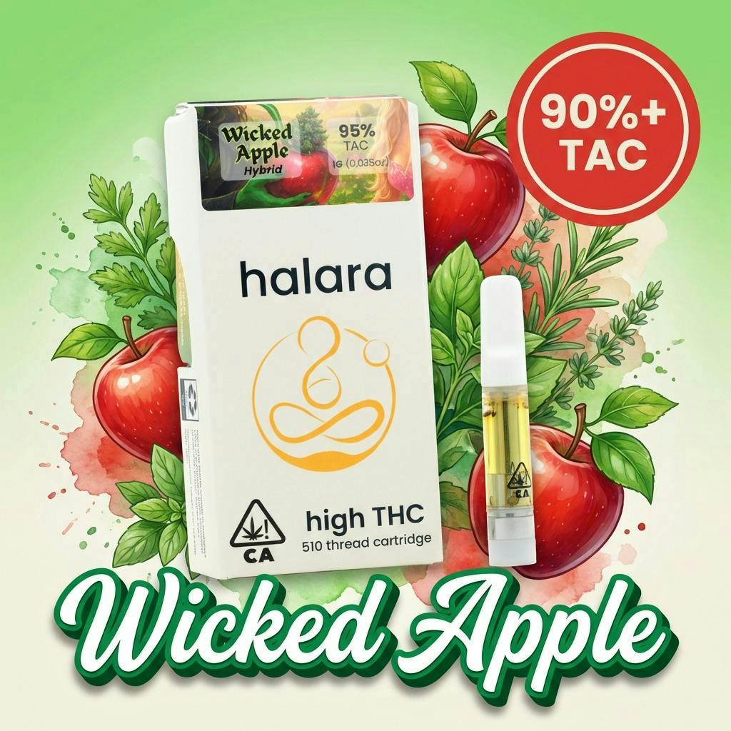 Wicked Apple High Thc Cartridge