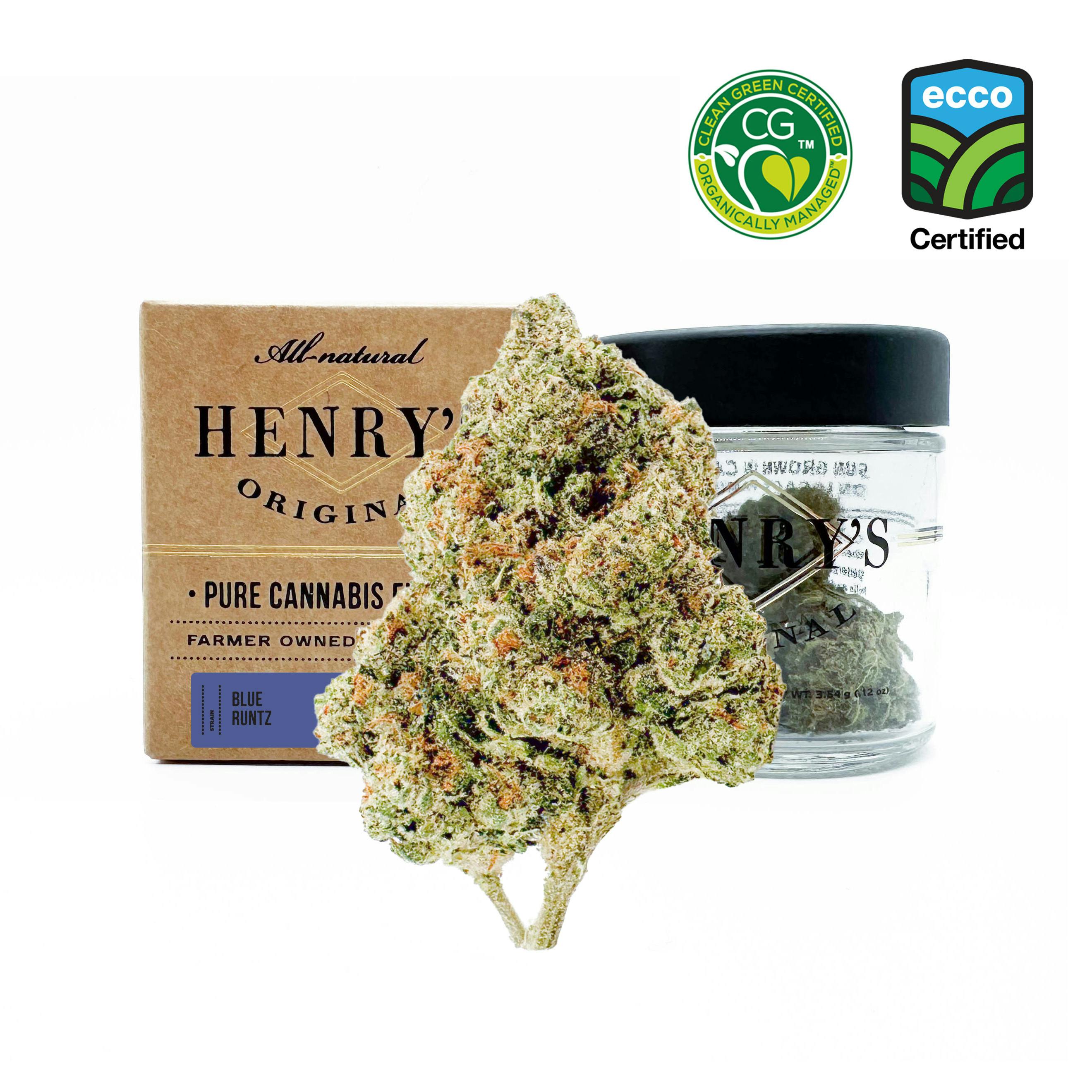 Henry's Original | Blue Runtz | Jar Big Buds | 3.5g