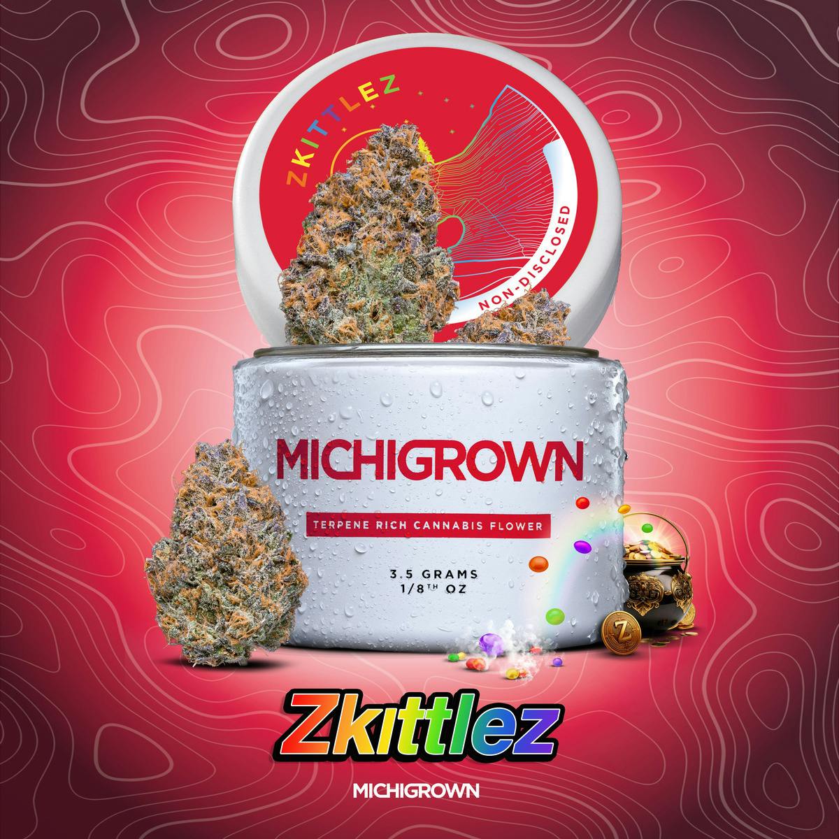 ZKITTLEZ - 3.5 GRAMS - PREMIUM FLOWER - JARS