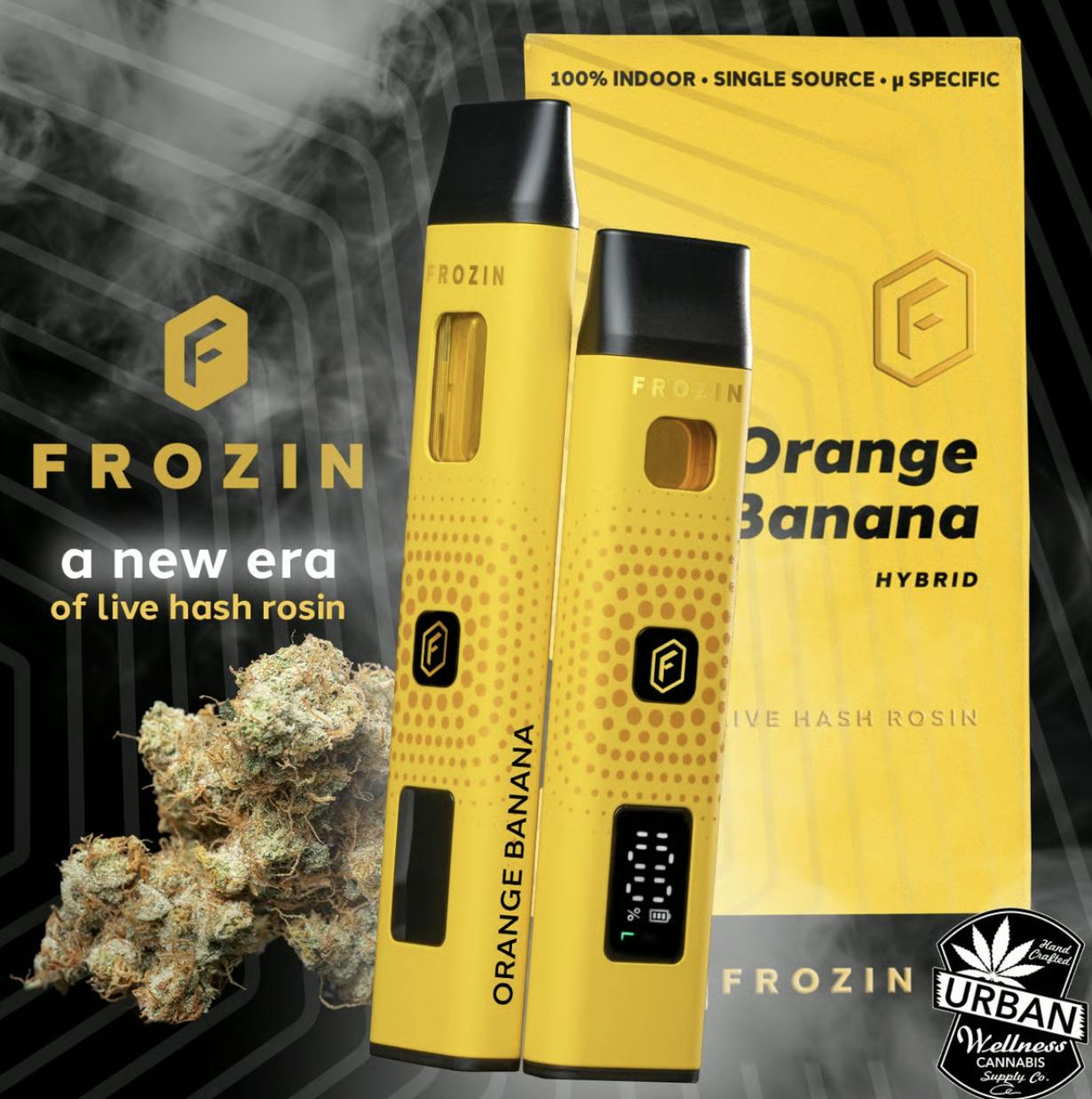 Orange Banana - Live Rosin AIO Cart - 1g by Frozin NM