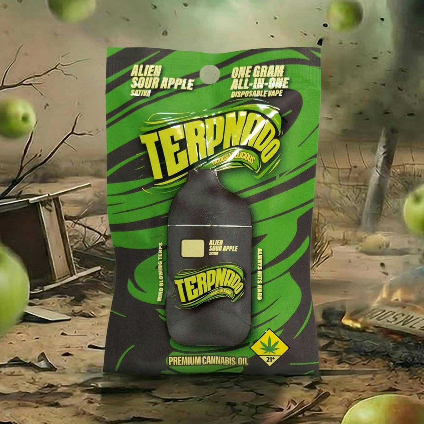 Terpnado | Alien Sour Apple | Disposable | 1g