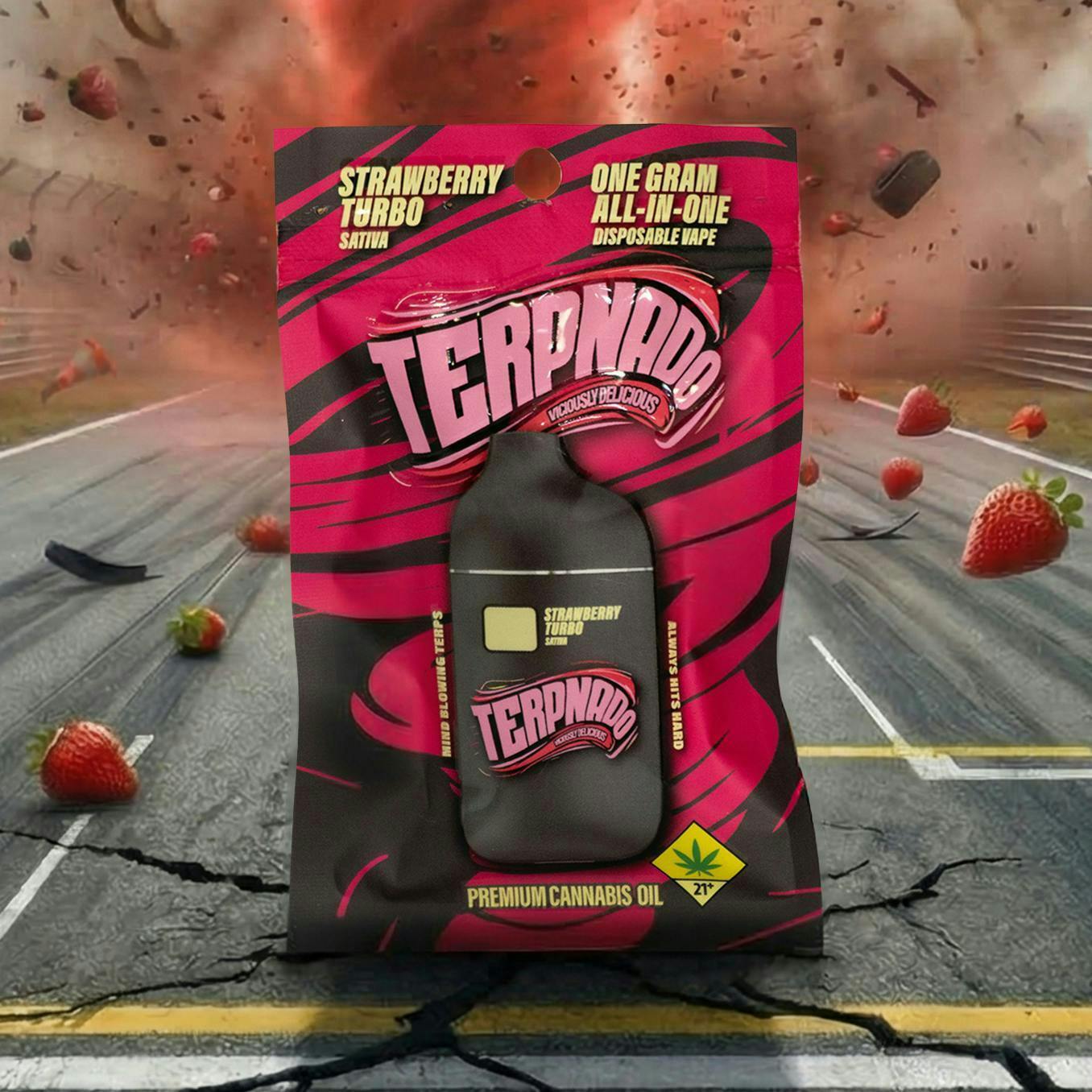 Terpnado | Strawberry Turbo | Disposable | 1g by Terpnado