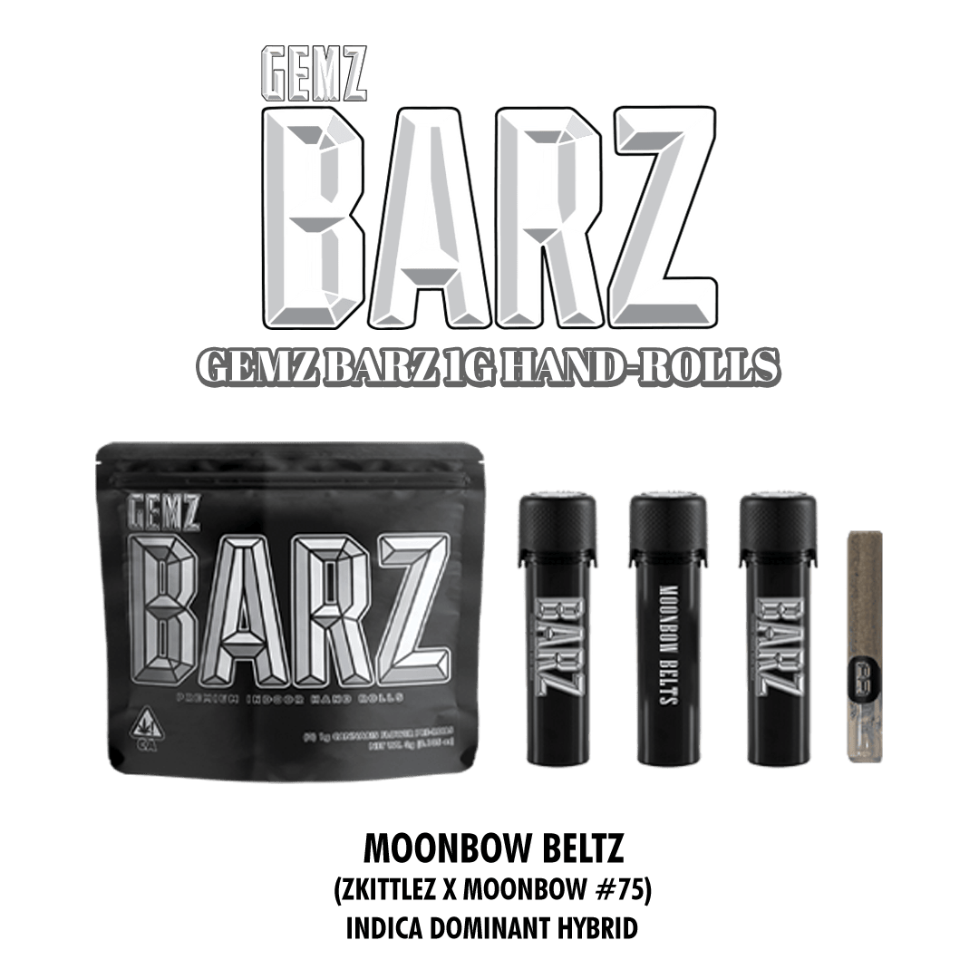 GEMZ PREMIUM MOONBOW BELTZ 1G 3PK HAND ROLL