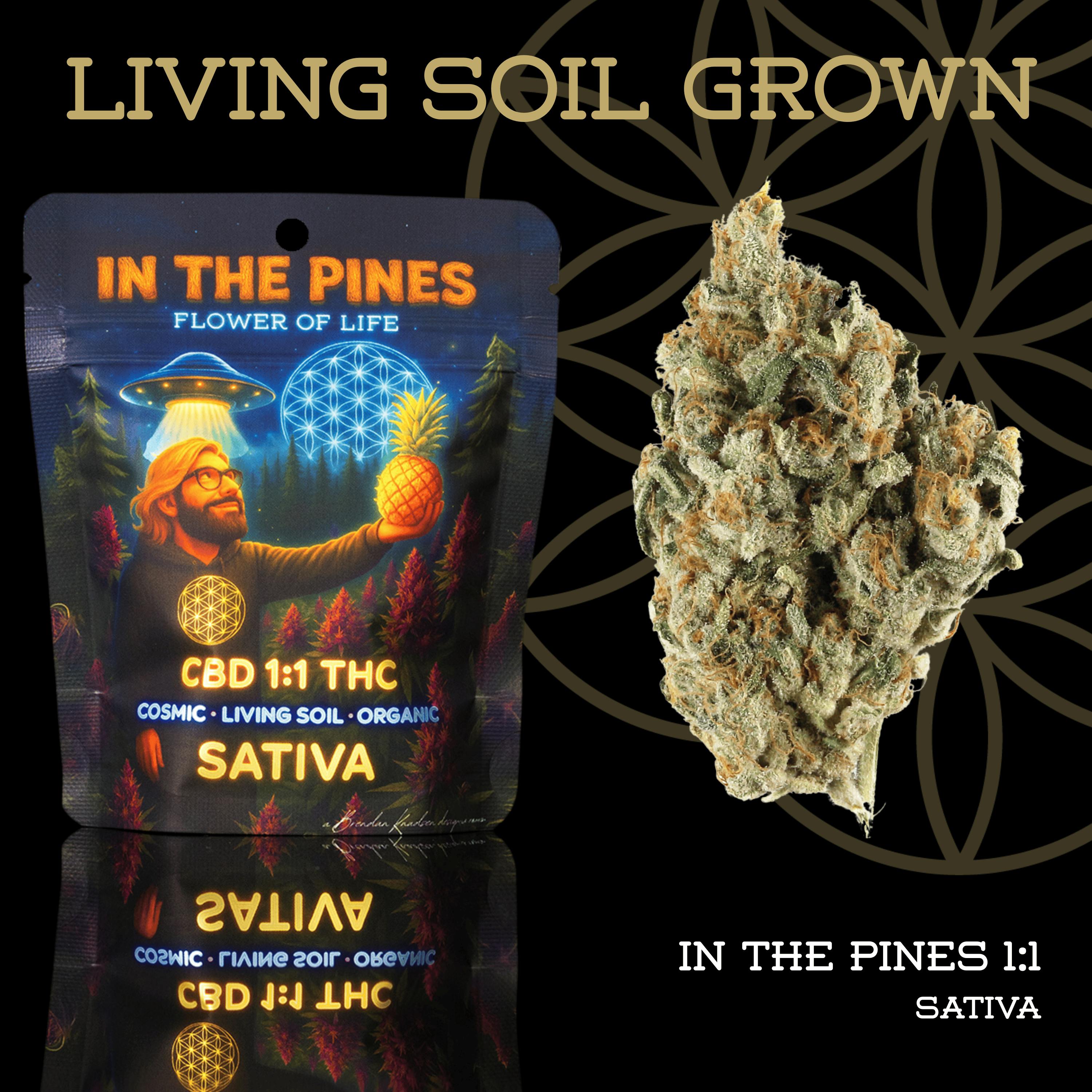 In The Pines | Prepack | Mylar Bag | Living Soil by Flower of Life