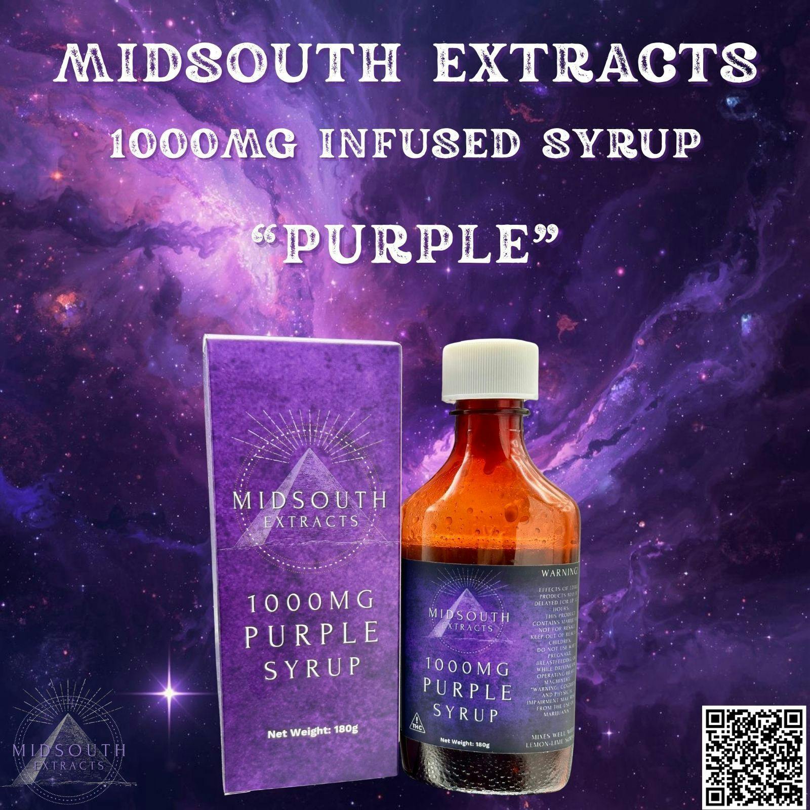 Infused Syrup - Purple - 1000mg at ROOTDOWN