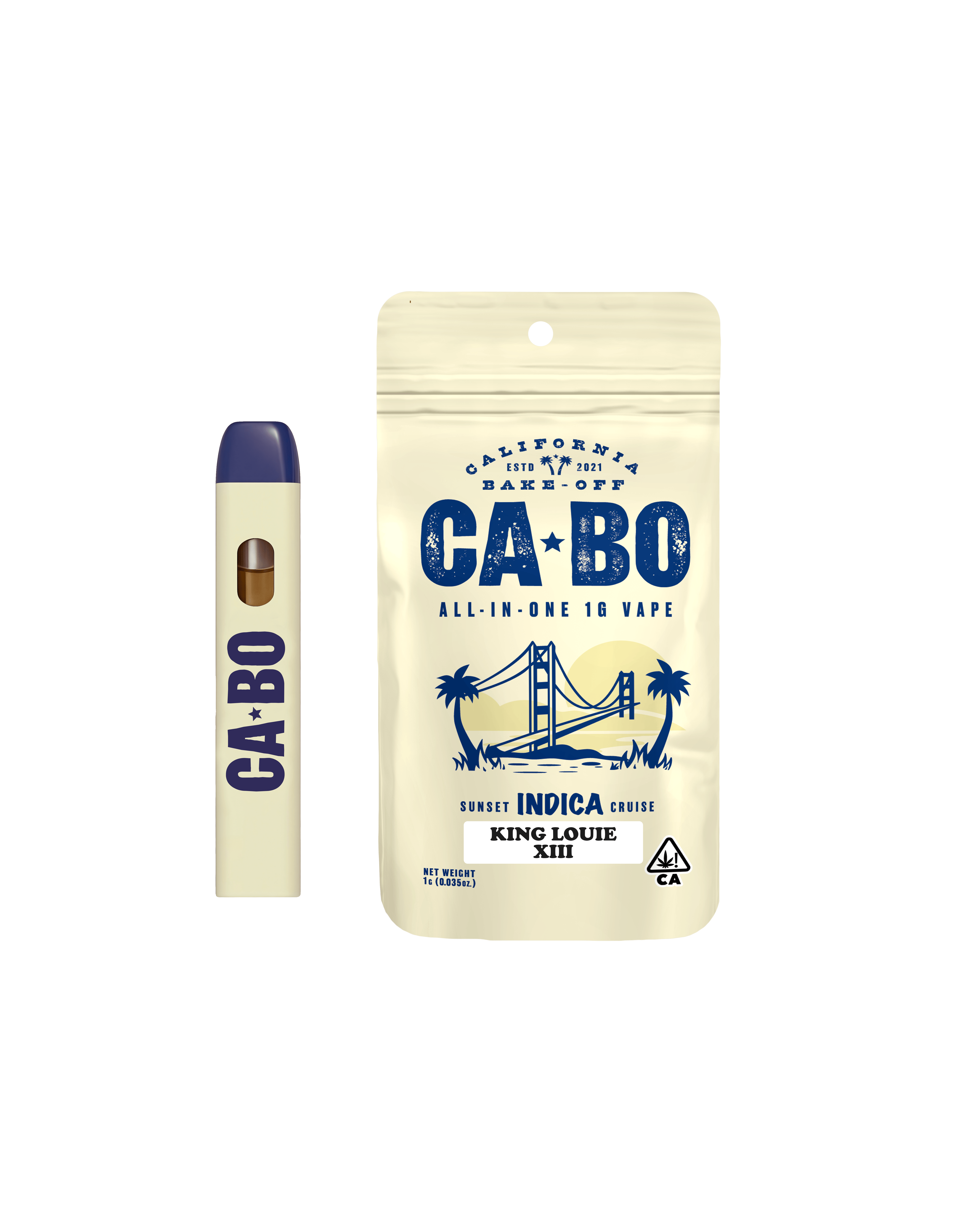 All-In-One Vape - King Louie XIII - Indica