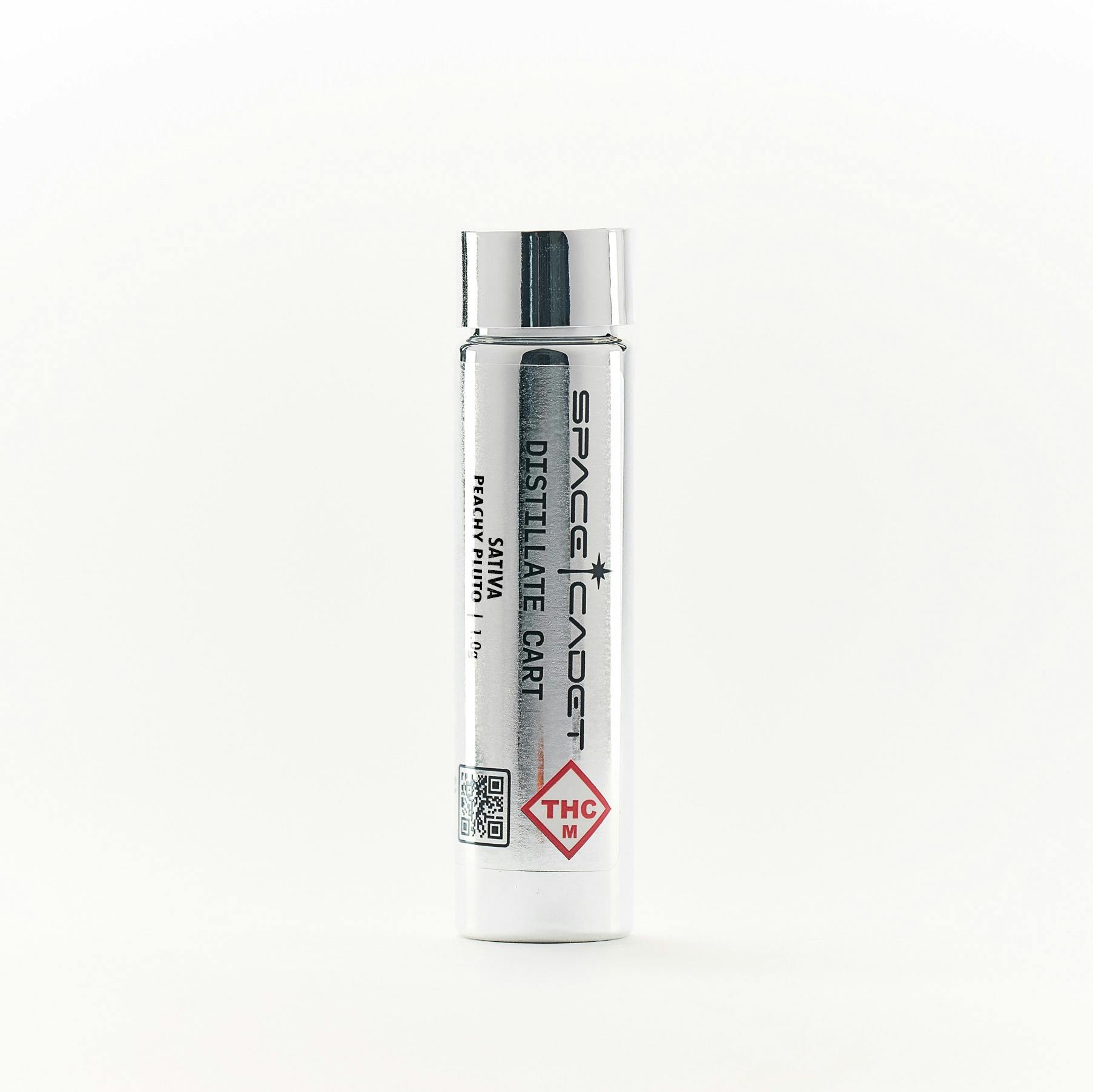 Peachy Pluto 1g Distillate Cartridge by Space Cadet