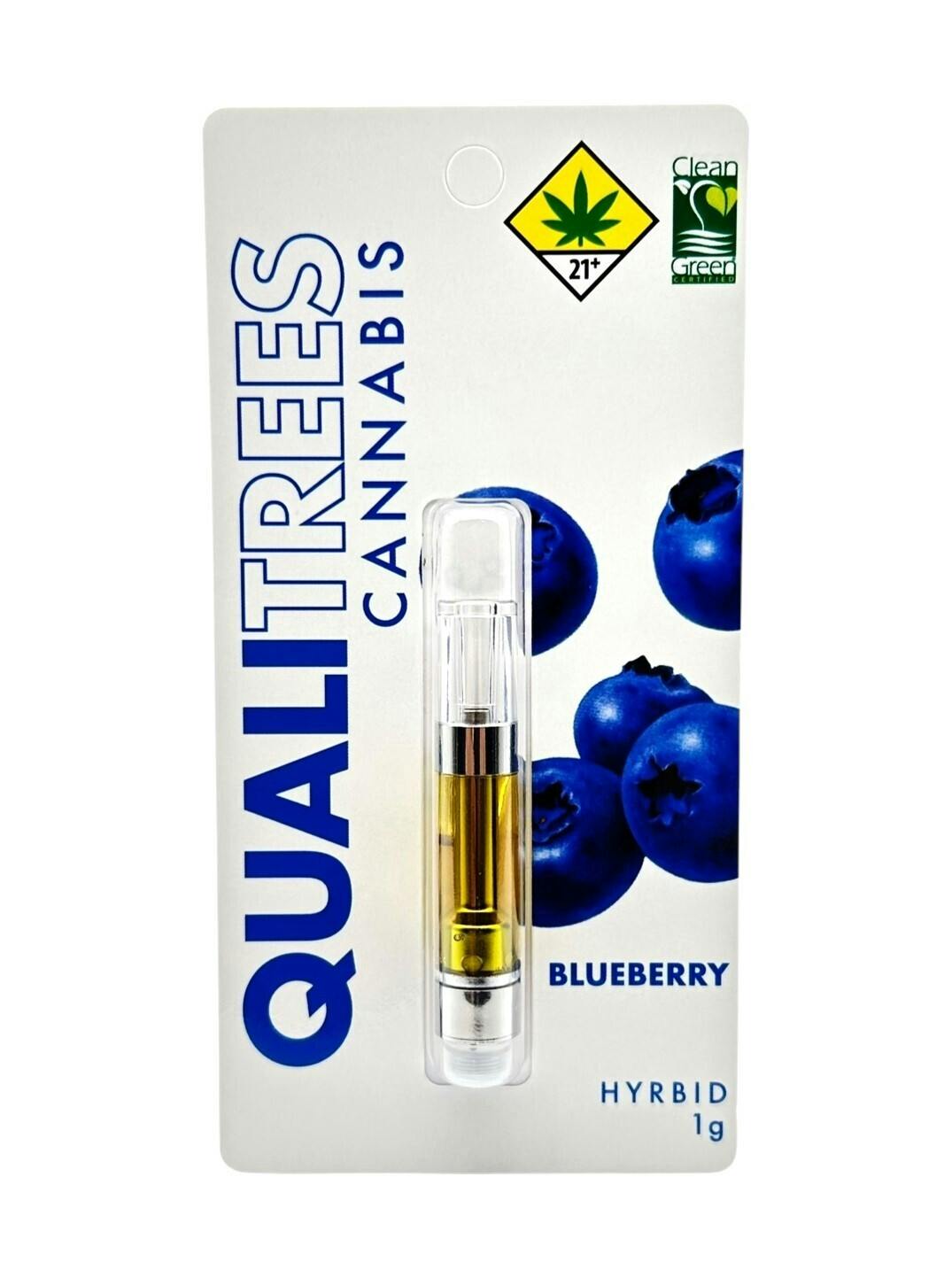 Qualitrees | Blueberry | Cartridge | 1G at Cannabis & Glass