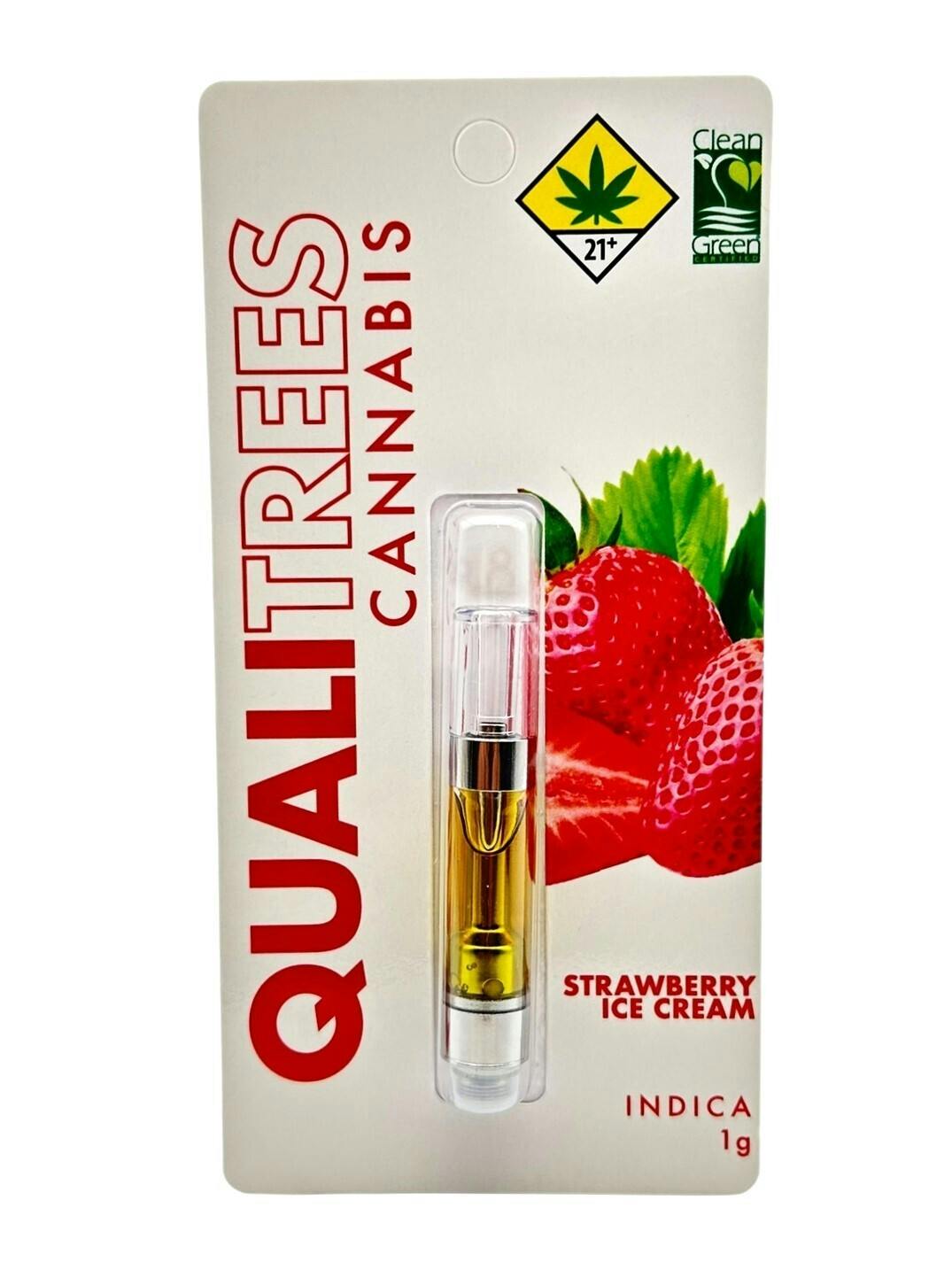 Qualitrees | Strawberry Ice Cream | Cartridge | 1G by Qualitrees