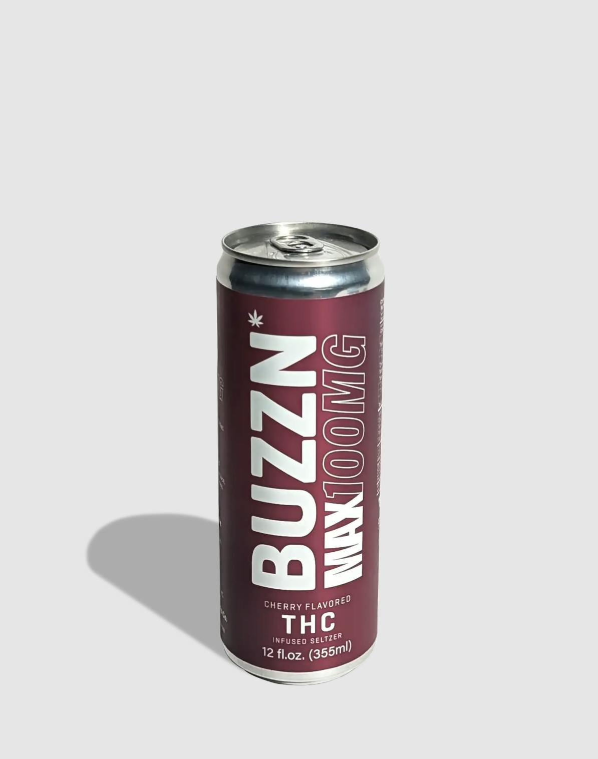 BUZZN Max Cherry Seltzer (100mg)
