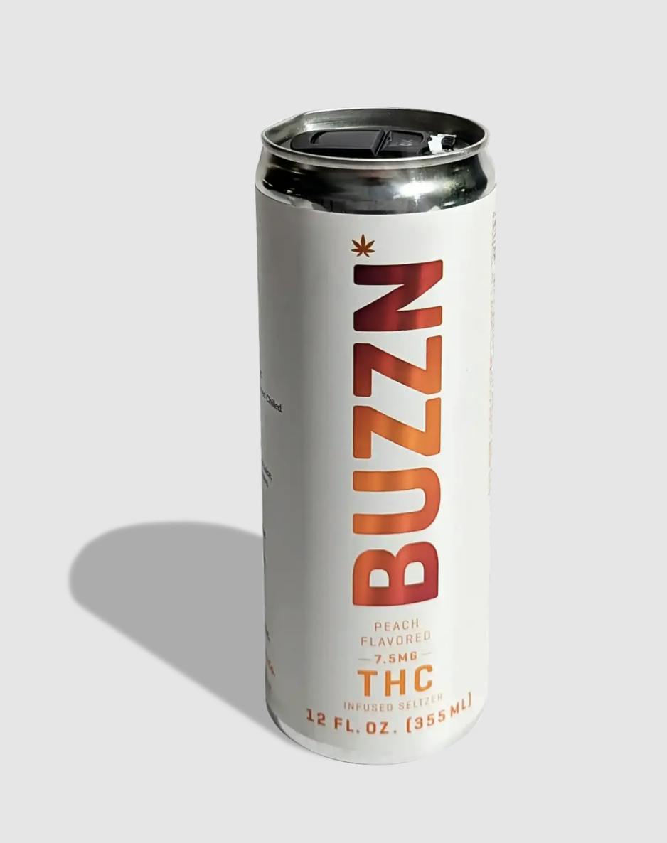BUZZN Peach Seltzer (7.5mg)