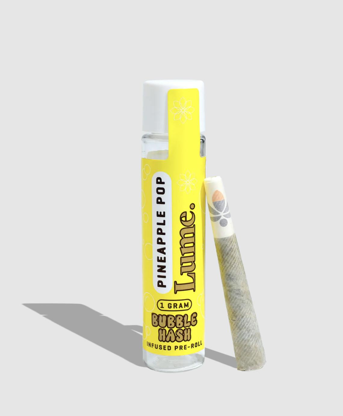 Pineapple Pop 1g Bubble Hash Infused Preroll - Lume Cannabis Co.