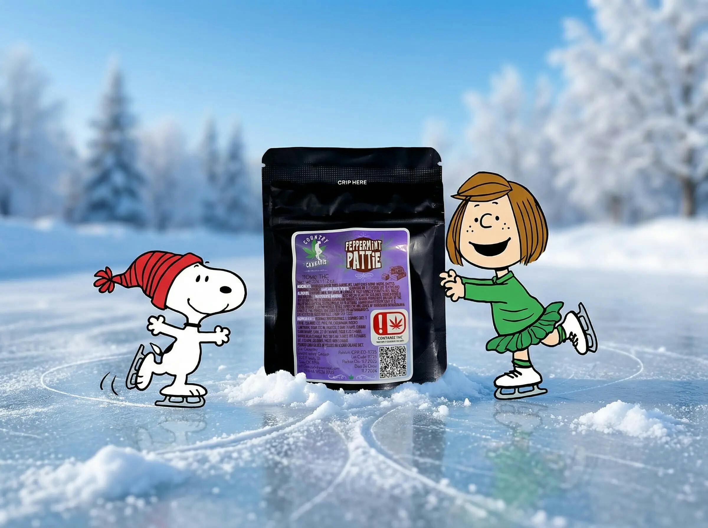 Peppermint Pattie | Edible Winter Desert | 110MG