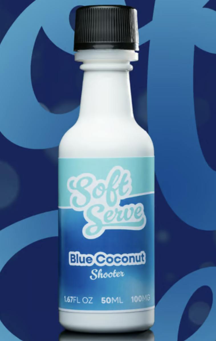 Soft Serve | Blue Coconut - Shooter 100mg