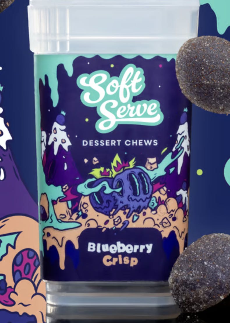 Soft Serve | Blueberry Crisp - 100mg 10pk by Soft Serve