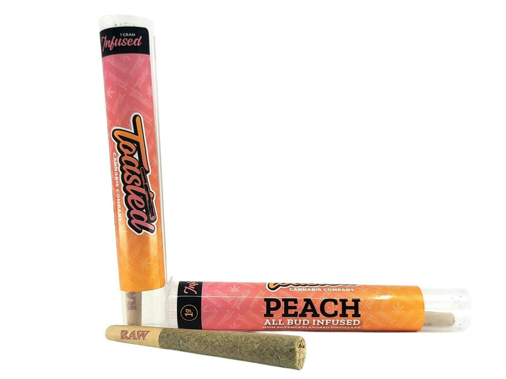 Toasted | Peach | Infused Joints | 1g