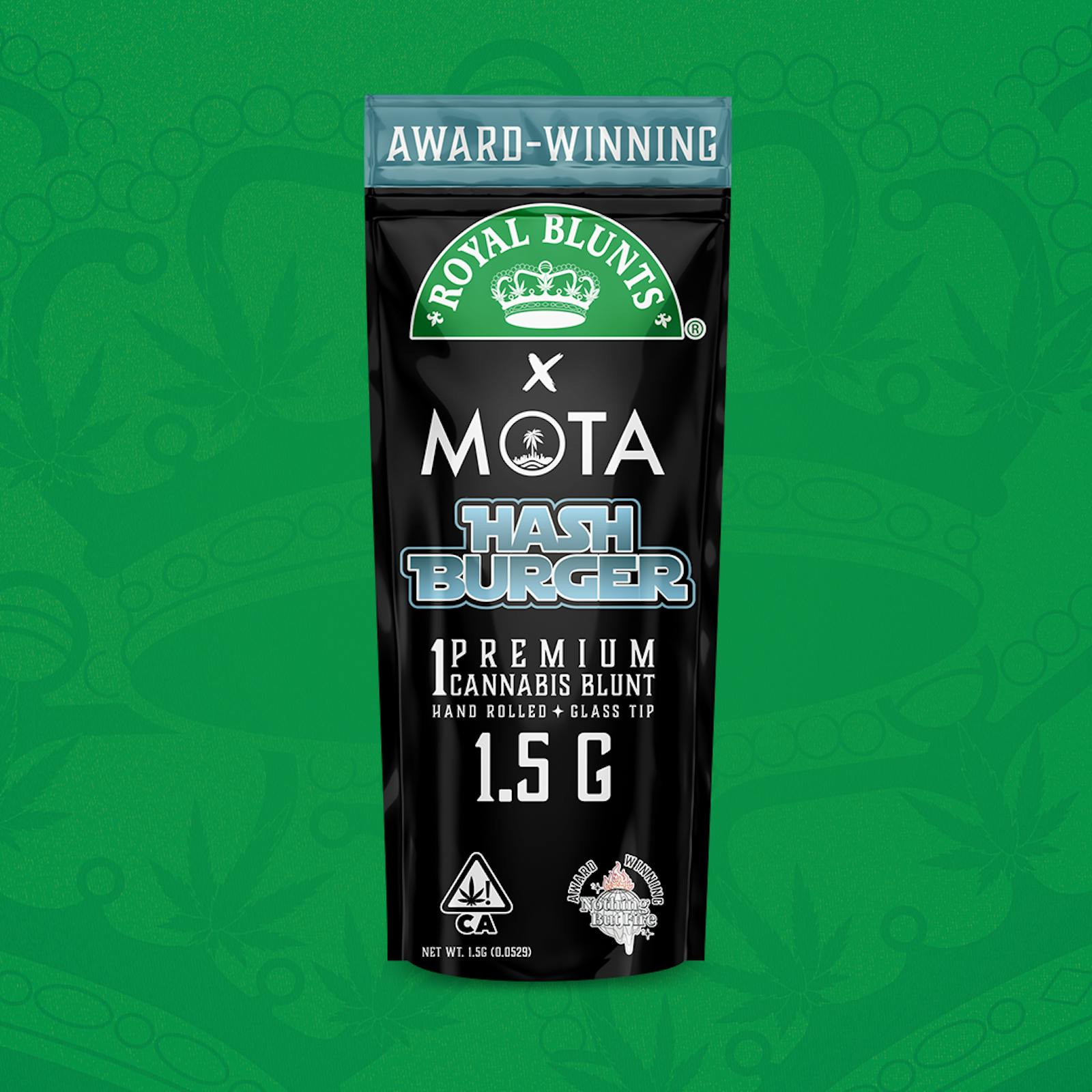 Royal Blunts X Mota Hand Roll - Hash Burger 1.5g