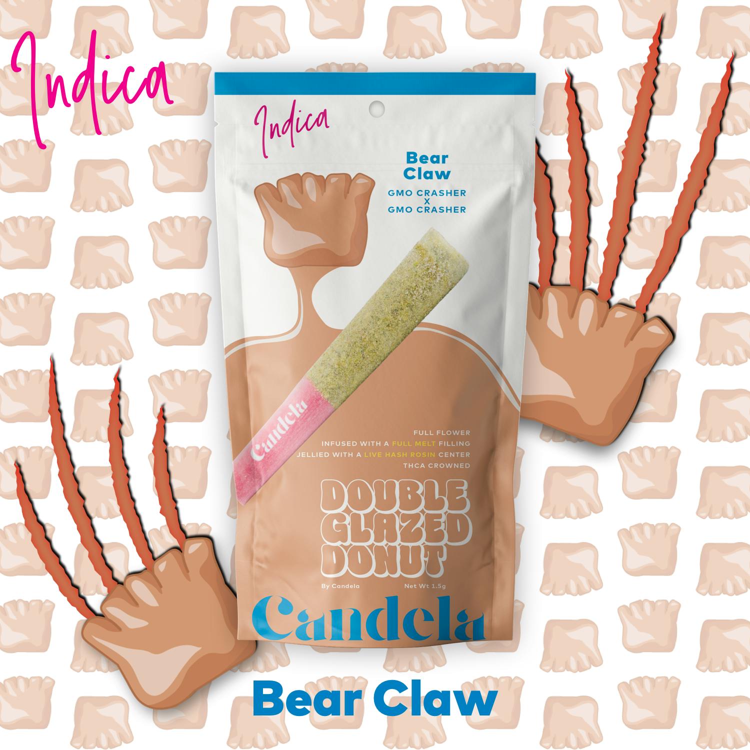 Candela "Bear Claw" Double Glazed Donut by Candela