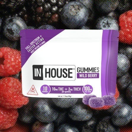 InHouse - Wild Berry Gummies 100mg 10ct by InHouse